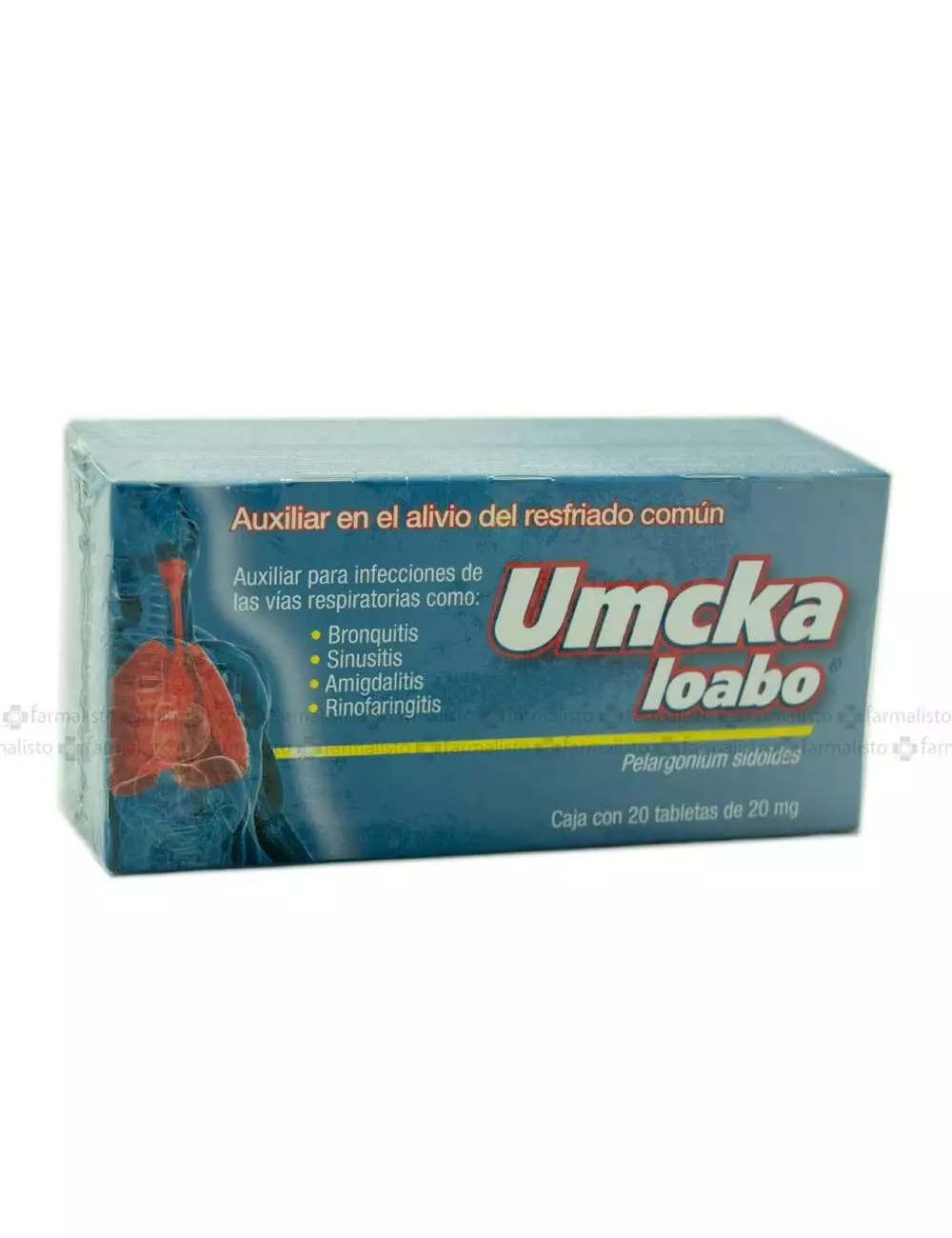 Umckaloabo 20 mg Caja Con 20 Tabletas