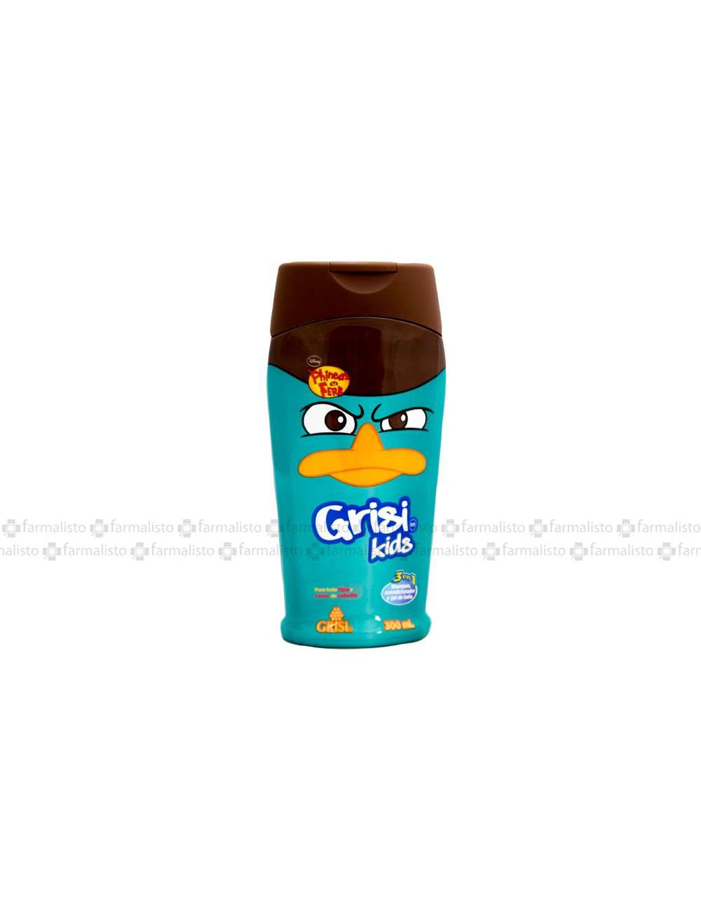 SHAMPOO KIDS PHINEAS Y FERB 3N1 FRASCO CON 300 ML