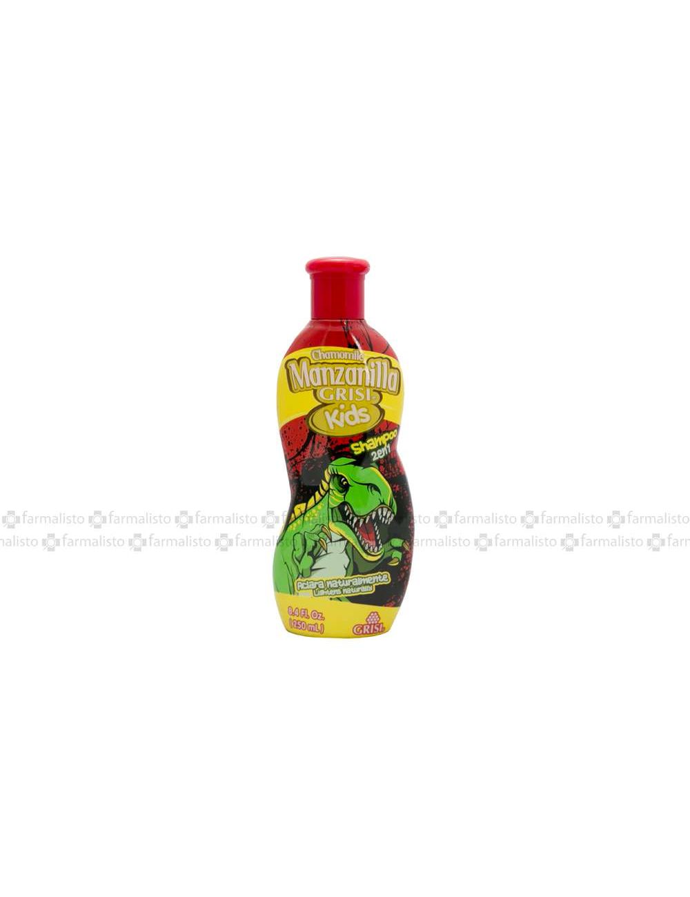 Manzanilla Grisi Kids Shampoo 2 En 1 Niño Botella Con 250mL