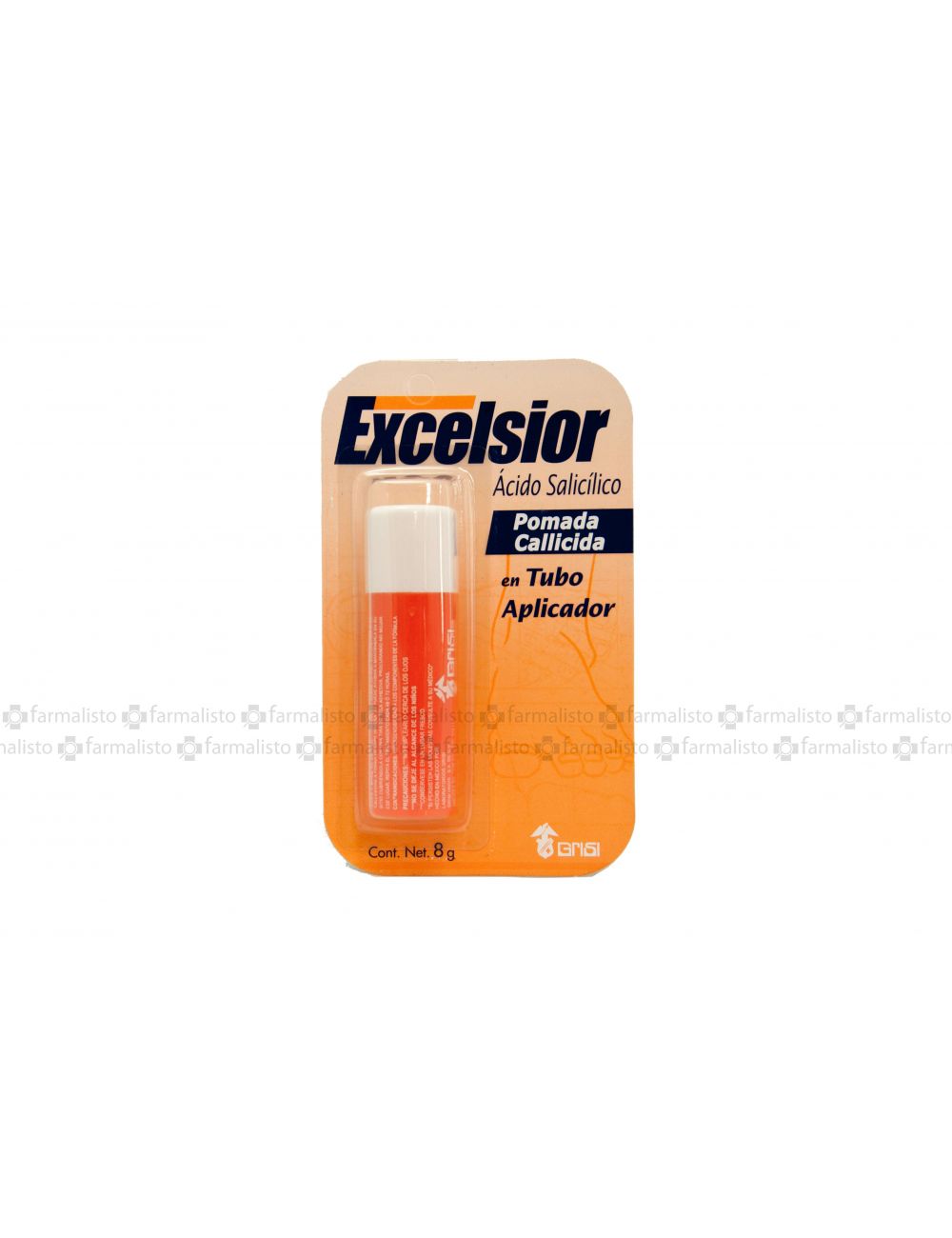 Excelsior Pomada Callicidad Empaque Con Tubo Aplicador Con 8 g