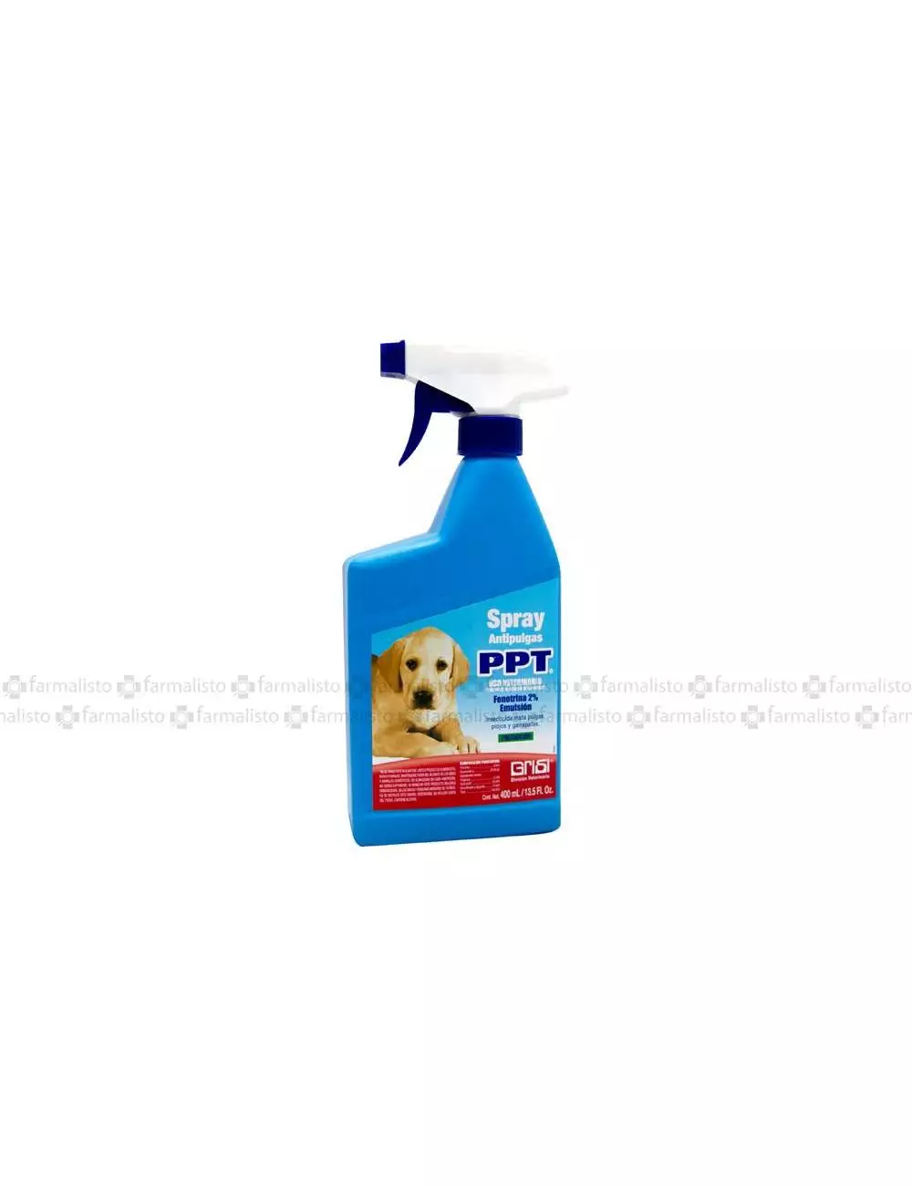 Spray Antipulgas PPT Frasco Con Aspersor Con 400 mL