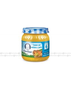 Gerber Ternera Con Verduras y Pasta 2° Etapa Frasco Con 113g