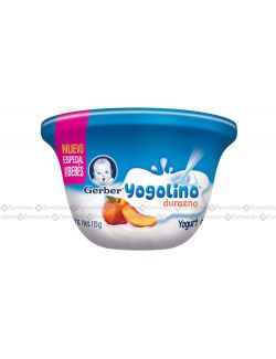 Gerber Yogolino Durazno 2Da Etapa Plástico Con 115g