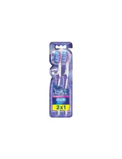 Oral B 3DWhite Pro Flex Cepillo de Dientes 2 Piezas