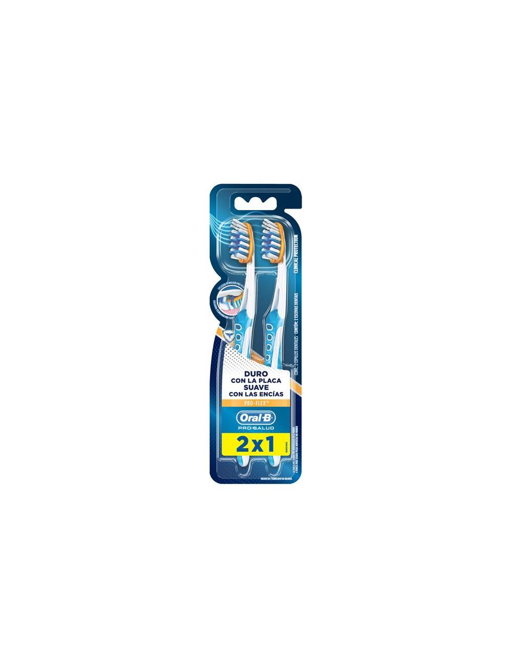 Crest Oral B Pro-Flex Suave Empaque Con 2 Cepillos Dentales