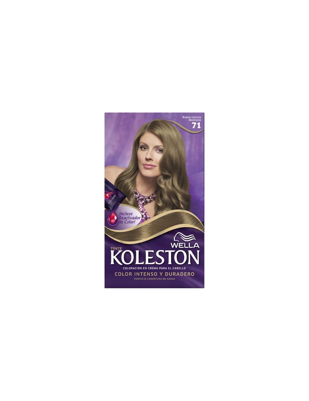 Koleston Tinte para Cabello en Crema No 71, Rubio Ceniza