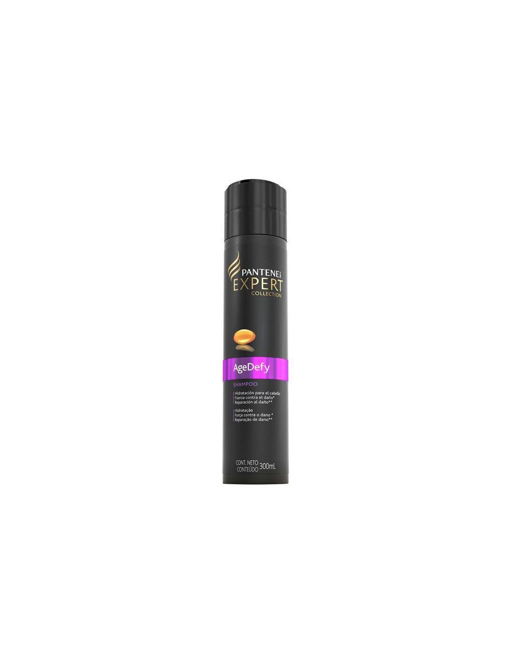 Pantene Expert Collection Shampoo Age Defy, Fuerza desde la Raíz, 300 ml