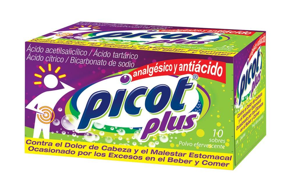 Sal De Uvas Picot Plus 5.5 g Caja Con 10 Sobres