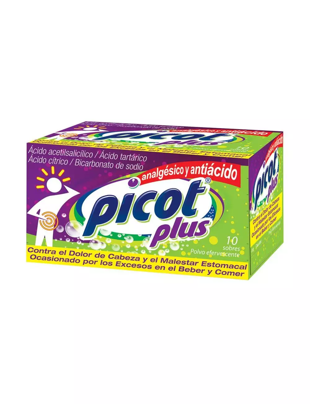 Sal De Uvas Picot Plus 5.5 g Caja Con 10 Sobres