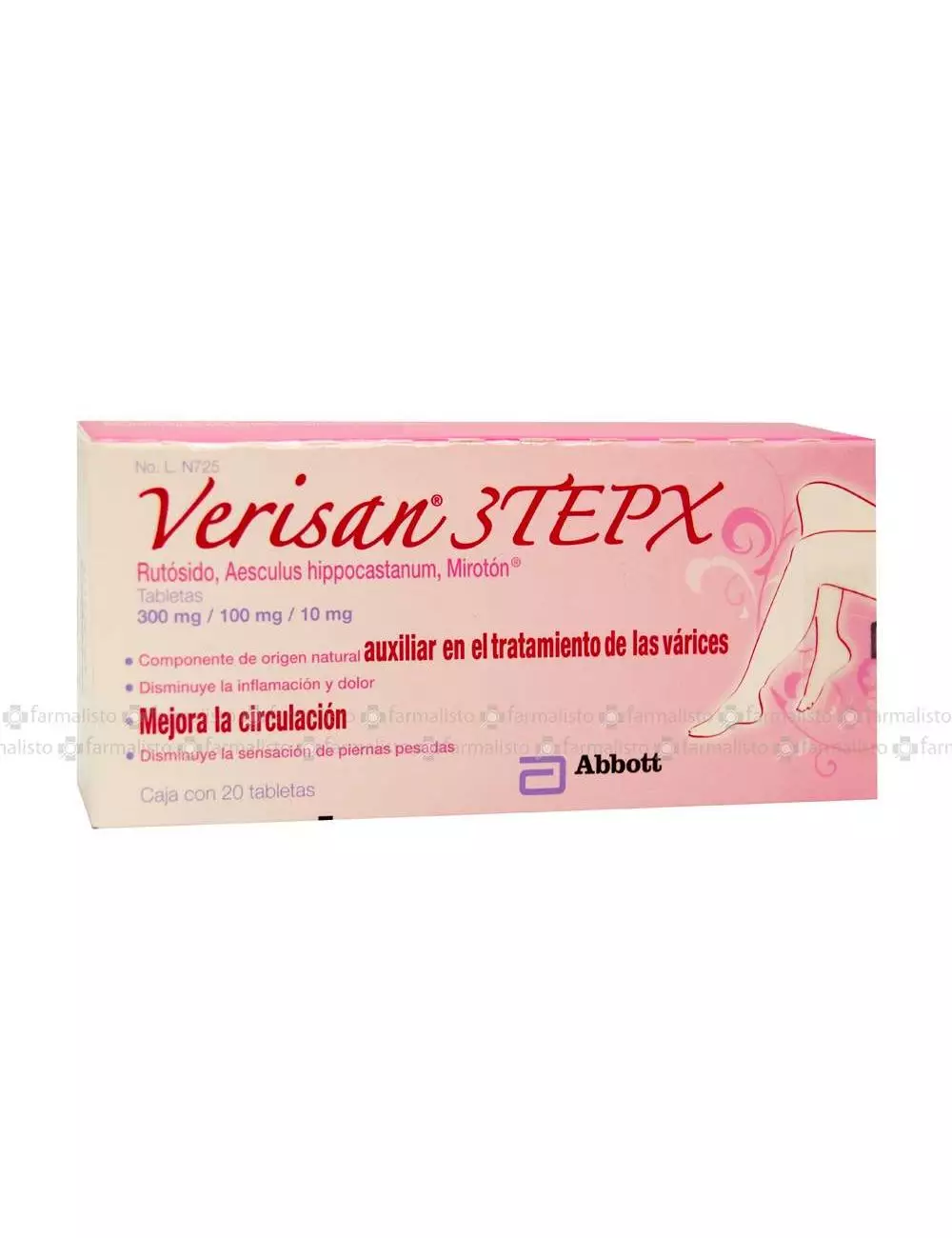 FRM-Verisan 3Tepx Caja Con 20 Tabletas