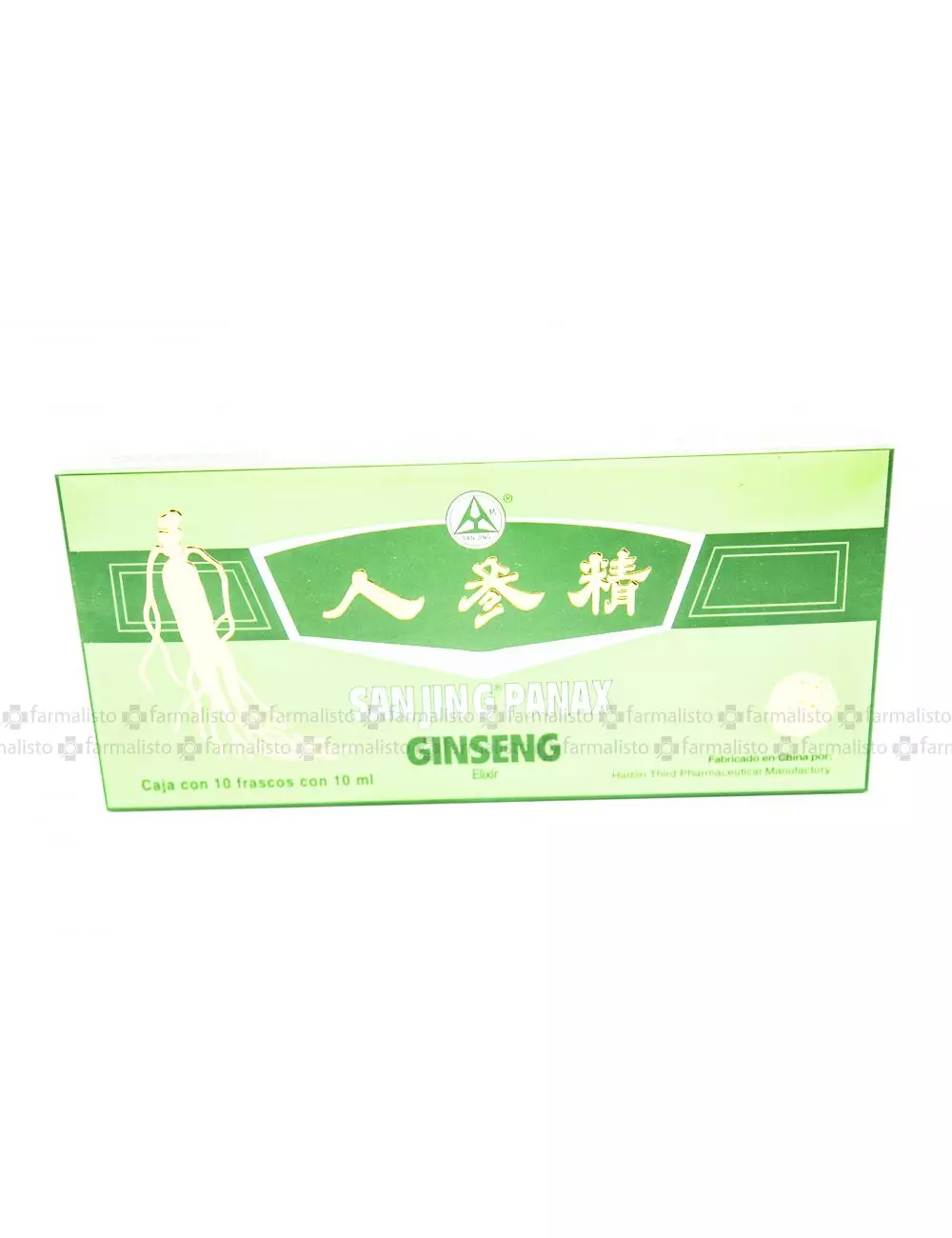 San Jin Panax Ginsen Caja Con 10 Frascos De 10 mL