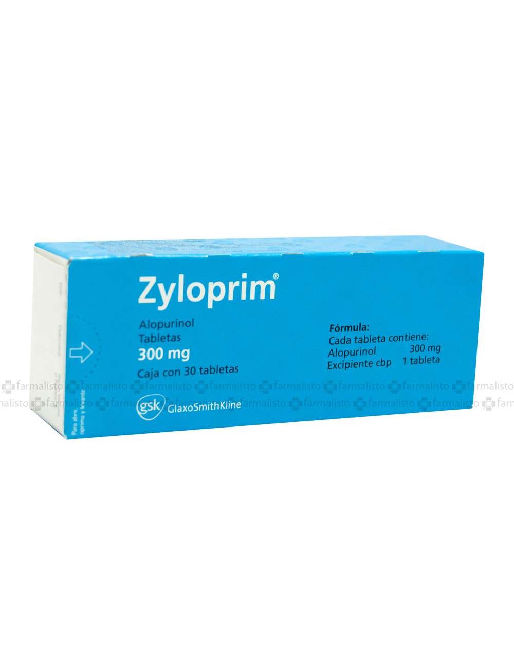 No Zyloprim 300 mg Caja Con 30 Tabletas