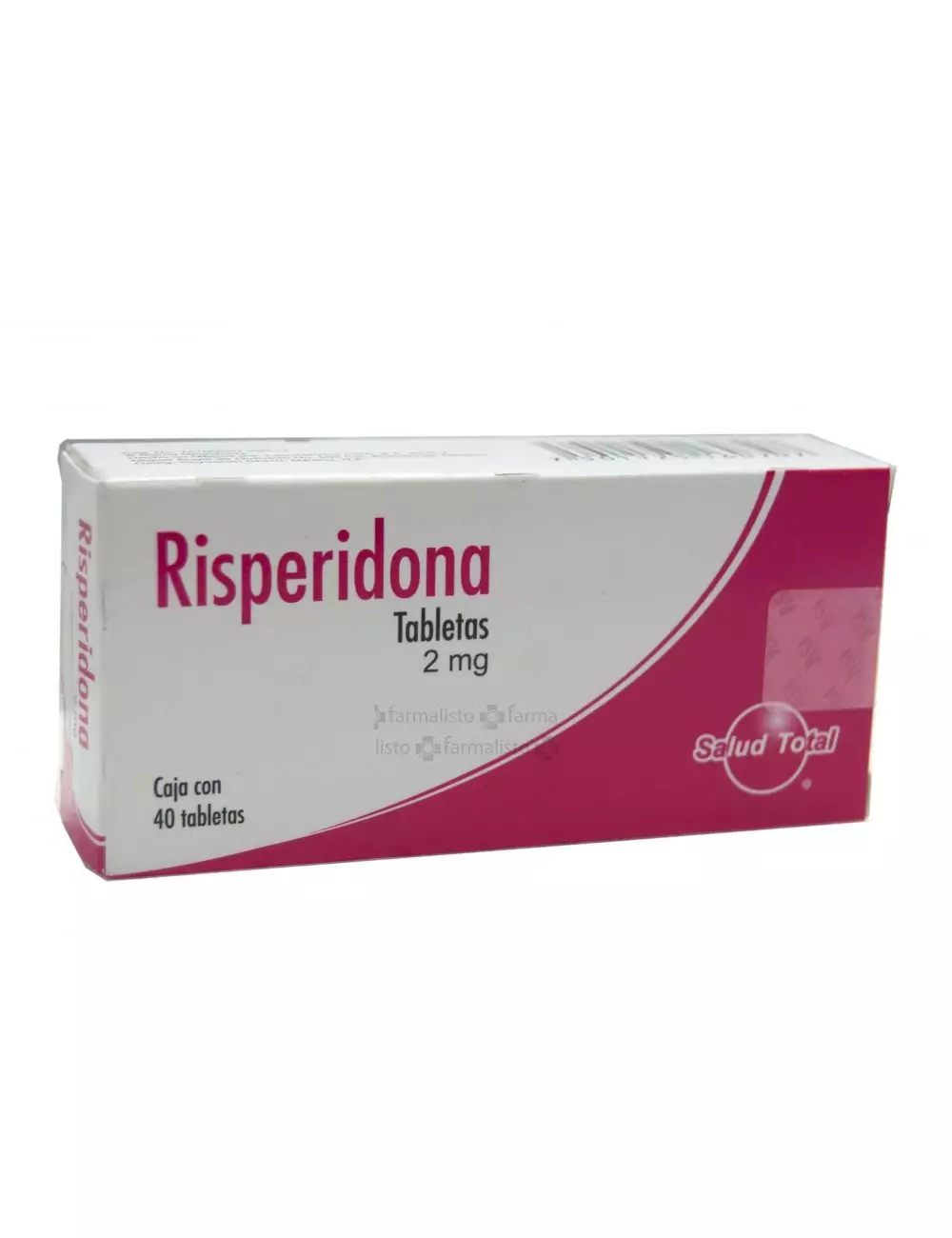 Risperidona 2 mg Caja Con 40 Tabletas