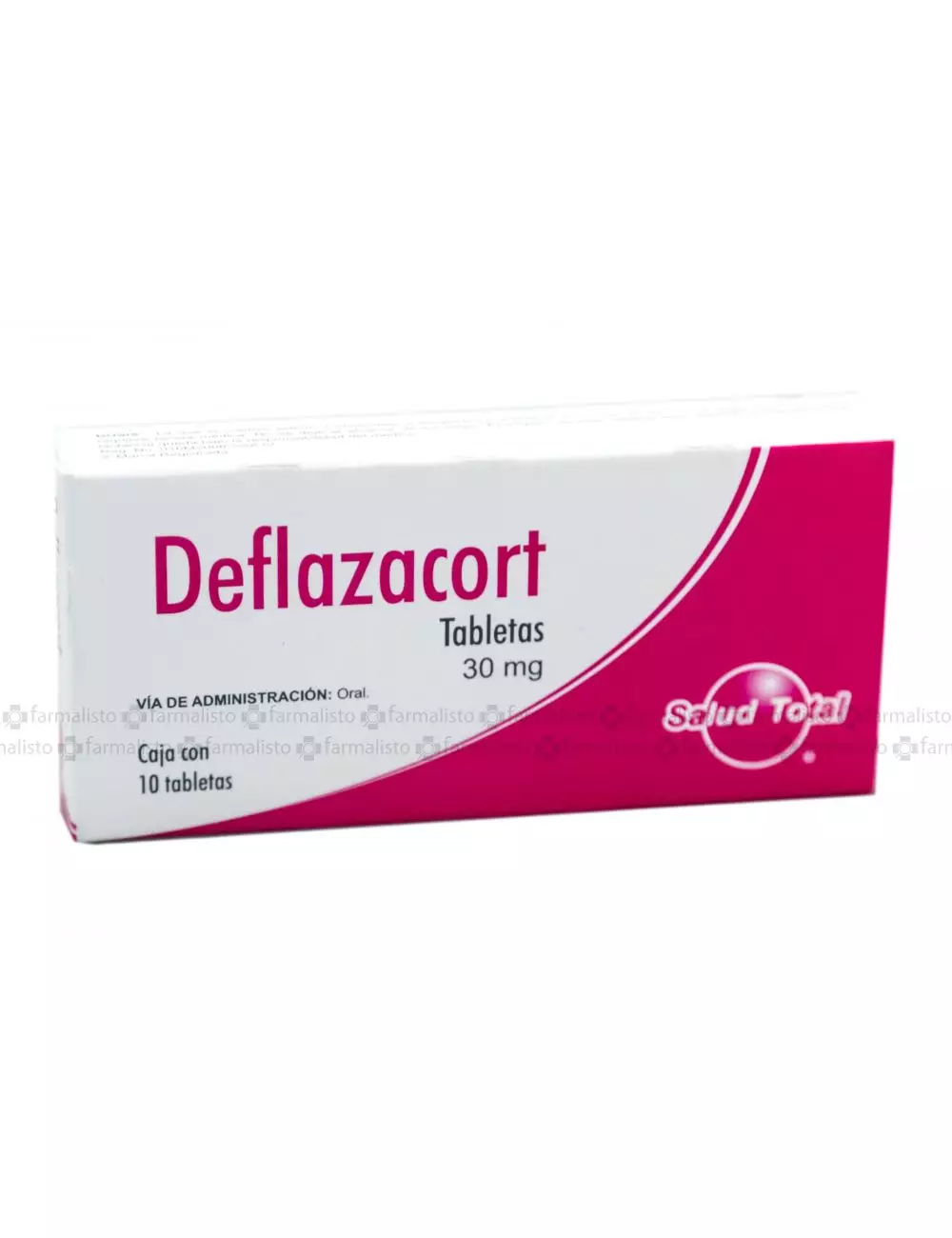 Deflazacort 30mg Caja con 10 tabletas SDT