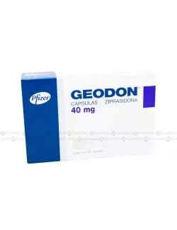 Geodon 40 mg Caja con 28 Cápsulas