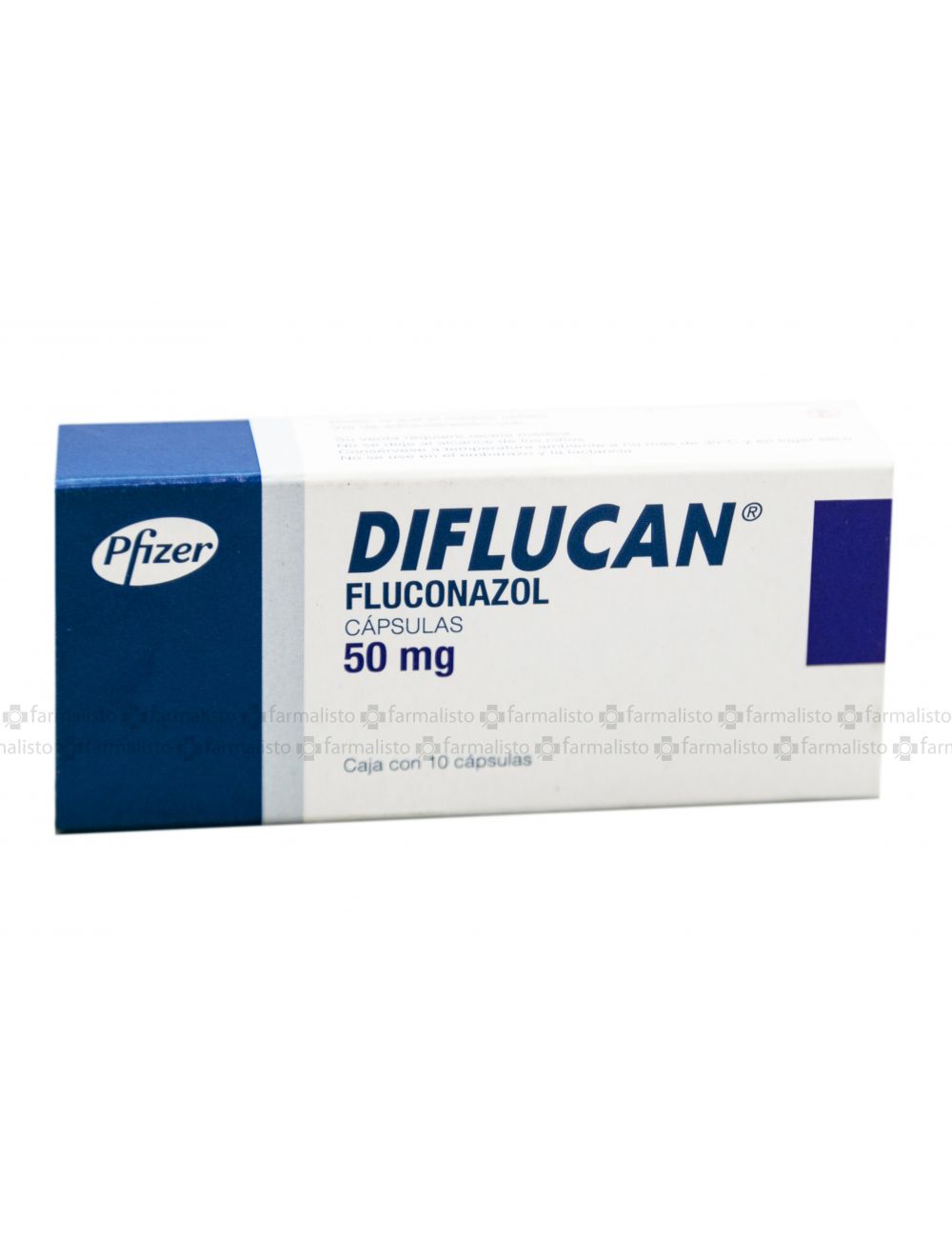 Diflucan 50 mg Caja Con 10 Cápsulas