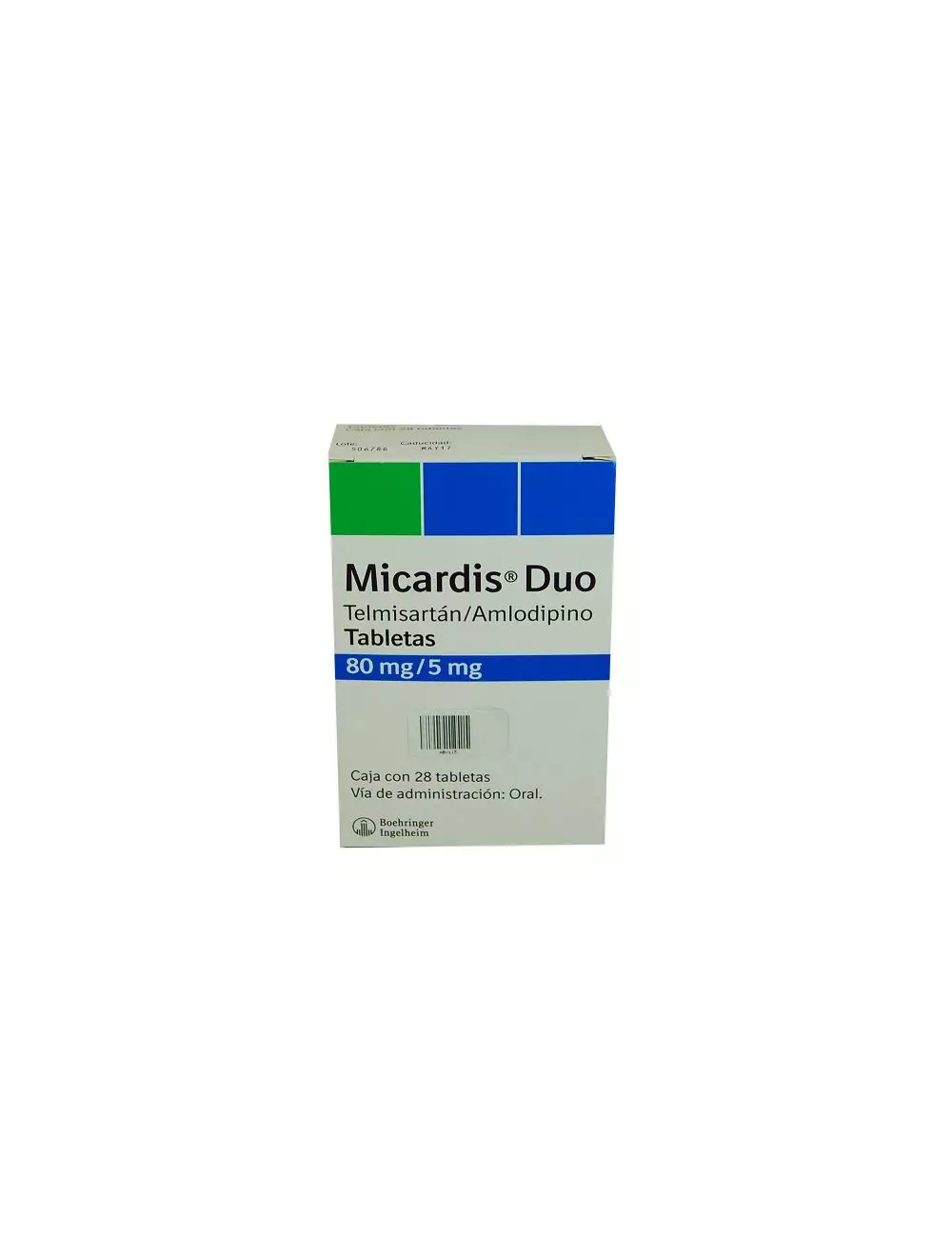 Micardis Duo 80 mg / 5 mg Caja Con 28 Tabletas