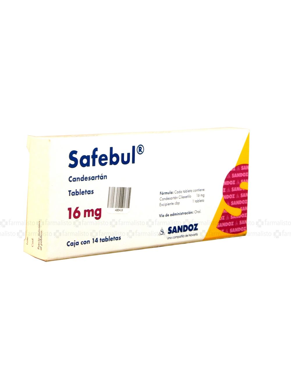 Safebul 16 mg Caja Con 14 Tabletas