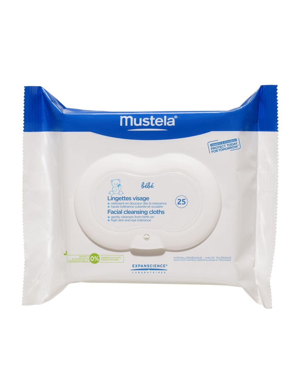 Mustela Toallitas Humedas Para Cara Con 25 Piezas