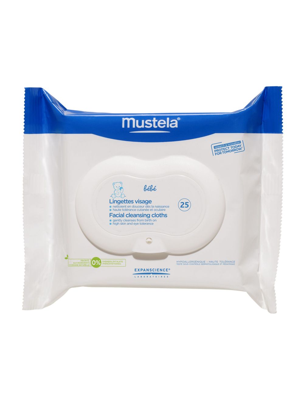 Mustela Toallitas Humedas Para Cara Con 25 Piezas