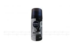 Antitranspirante Nivea Black & White Invisible For Men Roll-On Con 35 ml