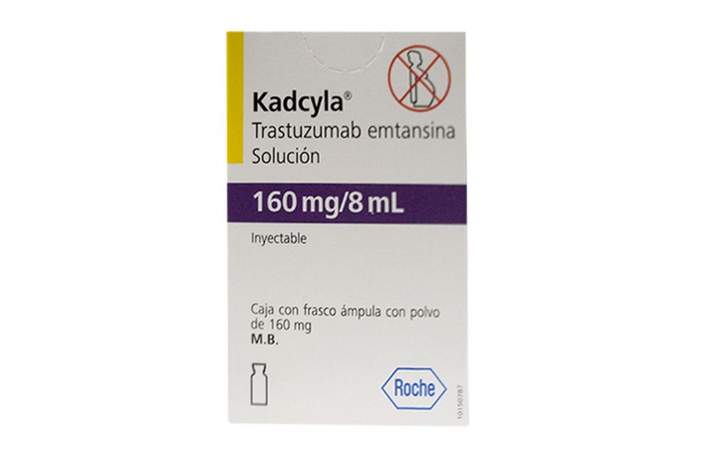 Kadcyla 160 mg/8 mL Caja con 1 Frasco Ámpula RX3
