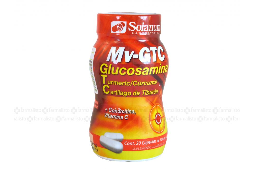 Mv Gtc 500 mg Un Frasco Con 20 cápsulas