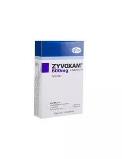 Zyvomax® 600 mg - 10 Tabletas | Linezolid | Pfizer - RX2