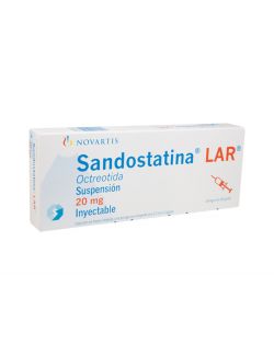 Sandostatina® LAR 20 mg (Octreotida) - 1 Frasco Ámpula - Novartis - RX3
