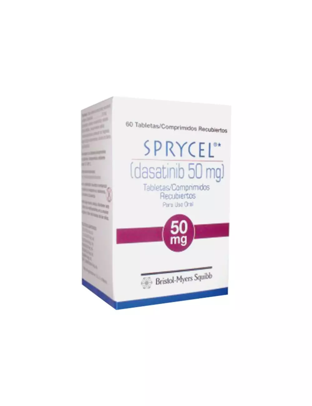 SPRYCEL® 50 mg (Dasatinib) - 60 Tabletas Recubiertas - Bristol Myers