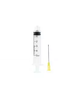 Medneü Jeringa Desechable 5 mL Con aguja 20 G * 38 mm