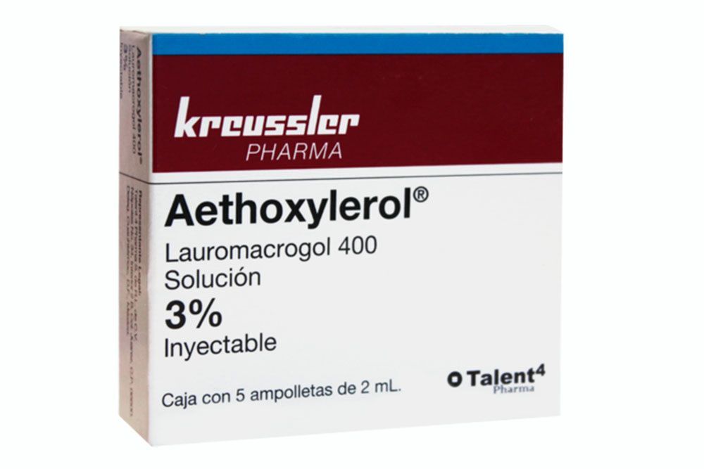 Aethoxylerol 3% Caja Con 5 Ampolletas