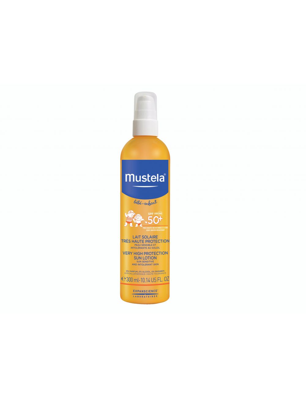 Protector Solar Loción Alta Protección Mustela Spray Botella Con 300 mL