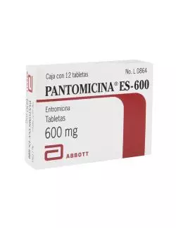 Pantomicina ES 600 g Caja Con 12 Tabletas-  RX2