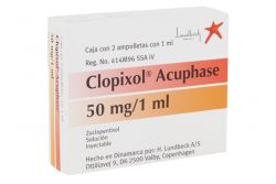 Clopixol Acuphase 50 mg Caja Con 2 Ampolletas 1.0 mL