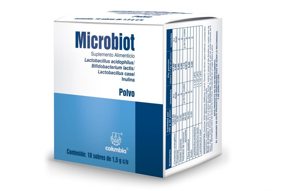 Microbiot Polvo Con 10 Sobres de 1.5 g