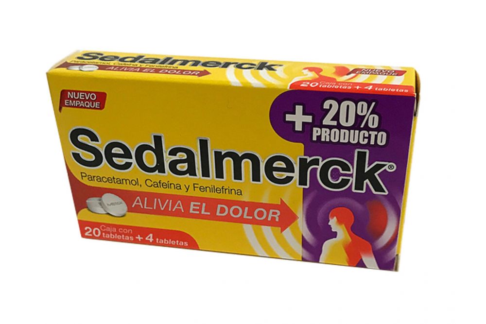 Sedalmerck Caja con 20 + 4 Tabletas