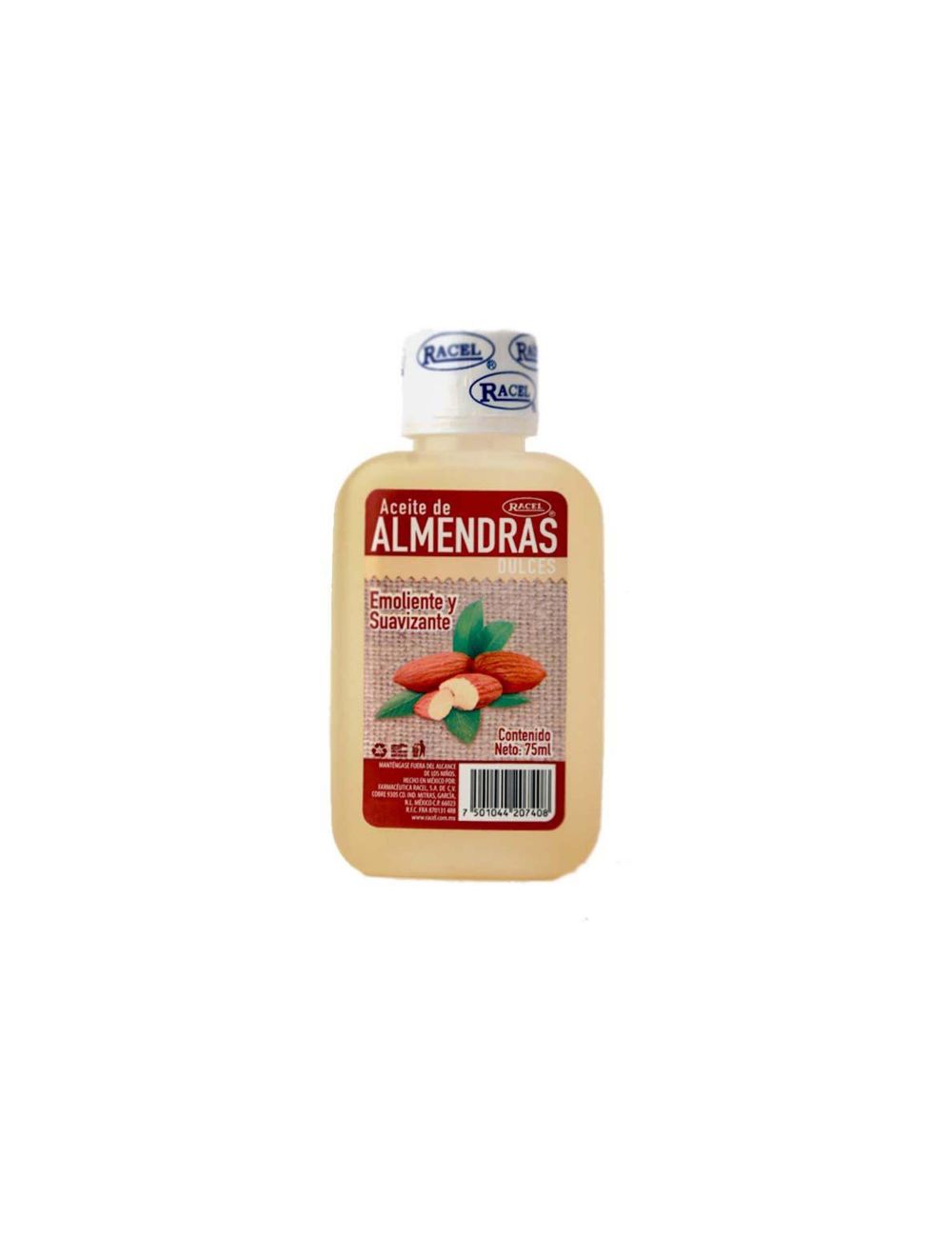 Racel Aceite de Almendras Frasco Con 75 mL