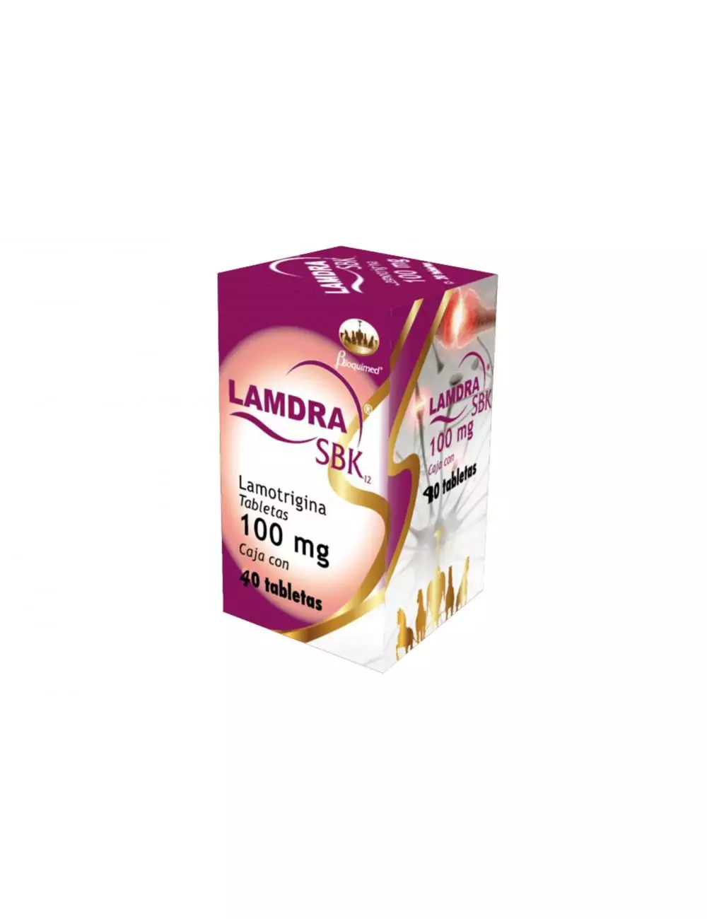 Lamdra SBK 12 100 mg Caja Con 40 Tabletas