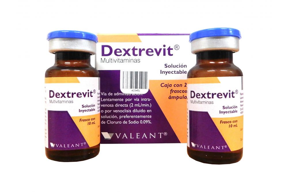 Dextrevit Solución Inyectable Caja Con 2 Ampolletas-RX3