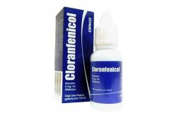 Cloranfenicol Oftálmico 5 mg/mL Caja Con Frasco Gotero - RX3