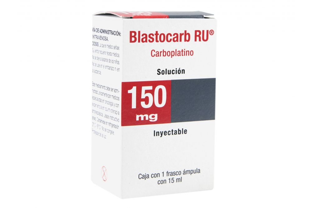 Blastocarb-Ru 150 mg Frasco ampolleta 15 mL RX3