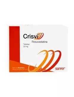 Crisvi 20 mg Caja Con 30 Tabletas