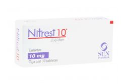 Nitrest 10* De 10 mg Caja Con 30 Tabletas RX1