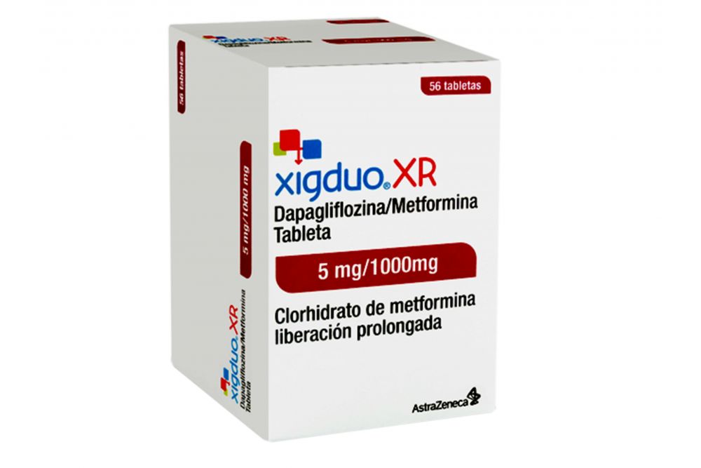 Xigduo Xr 5 mg/ 1000 mg Caja Con 56 Tabletas