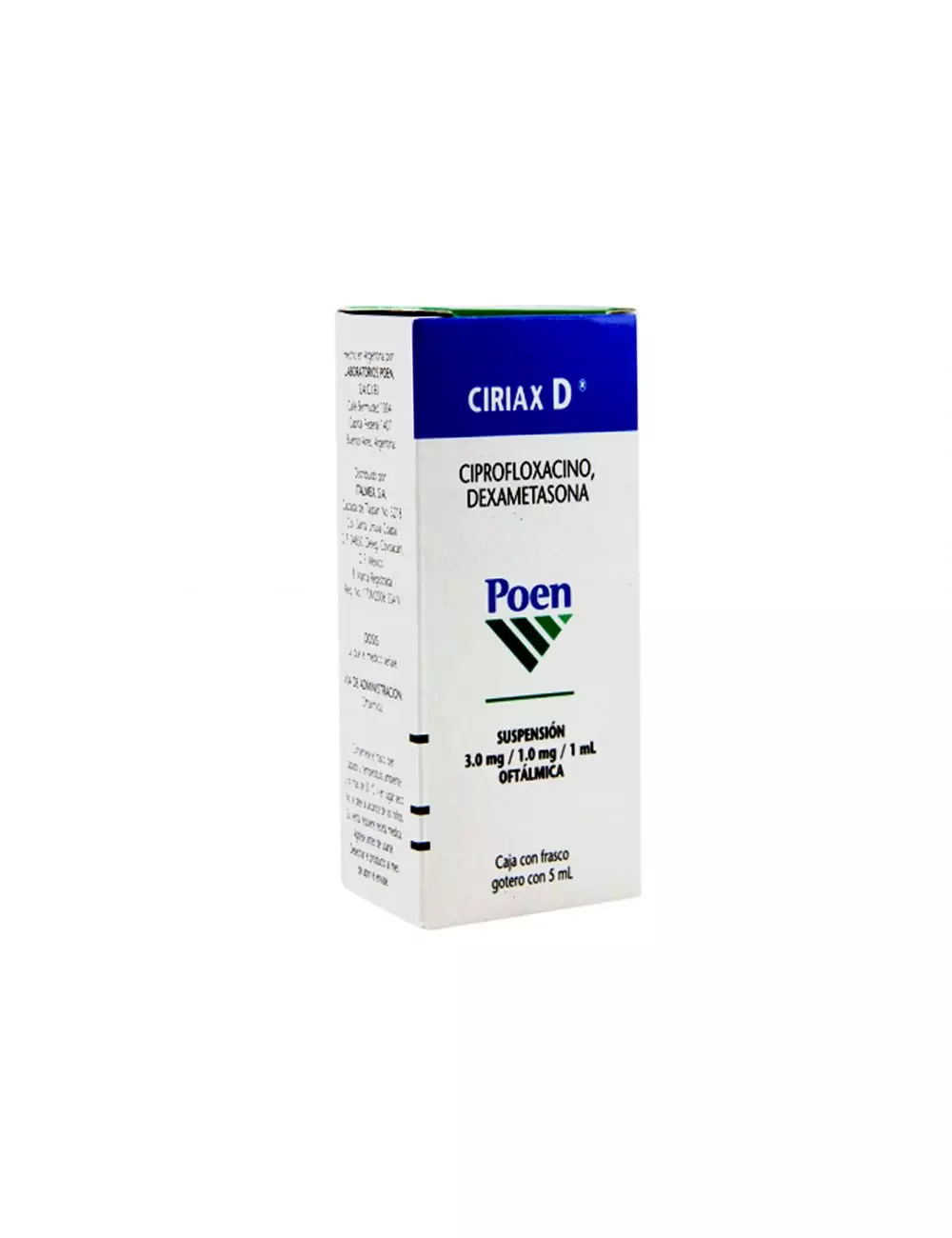 Ciriax-D 3 mg/1mg/1mL Caja Con 1 Frasco Gotero de 5 mL - RX