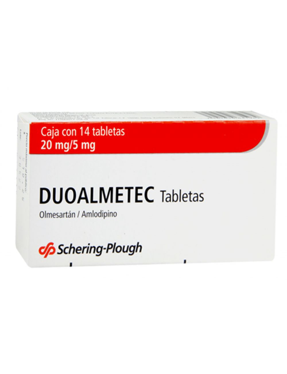 Duoalmetec 20mg/5mg Caja Con 14 Tabletas