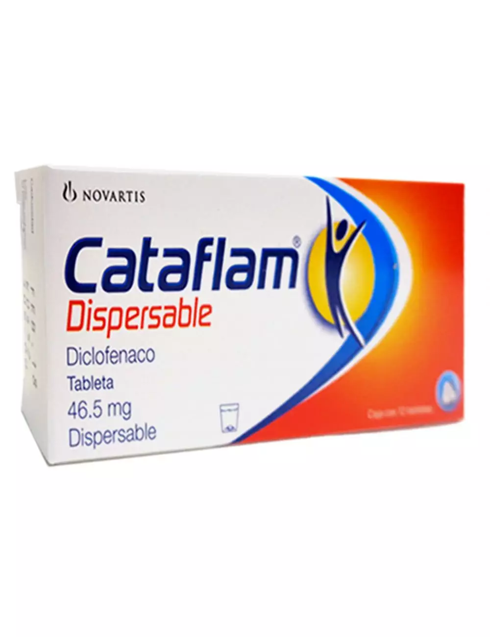 Cataflam Dispersable 46.5 mg Caja Con 12 Tabletas