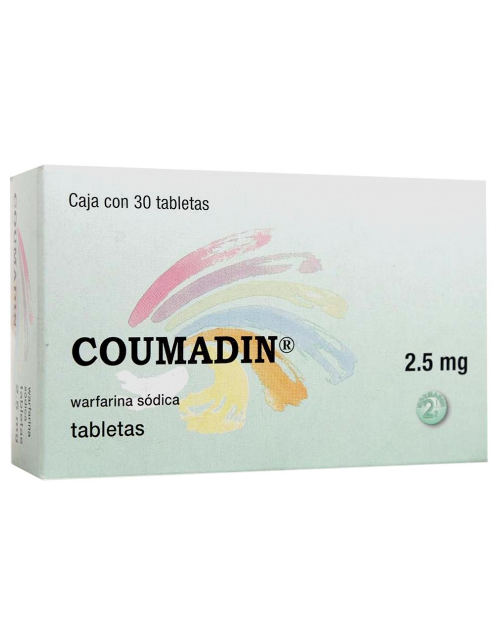 Coumadin 2.5 mg Caja Con 30 Tabletas - RX