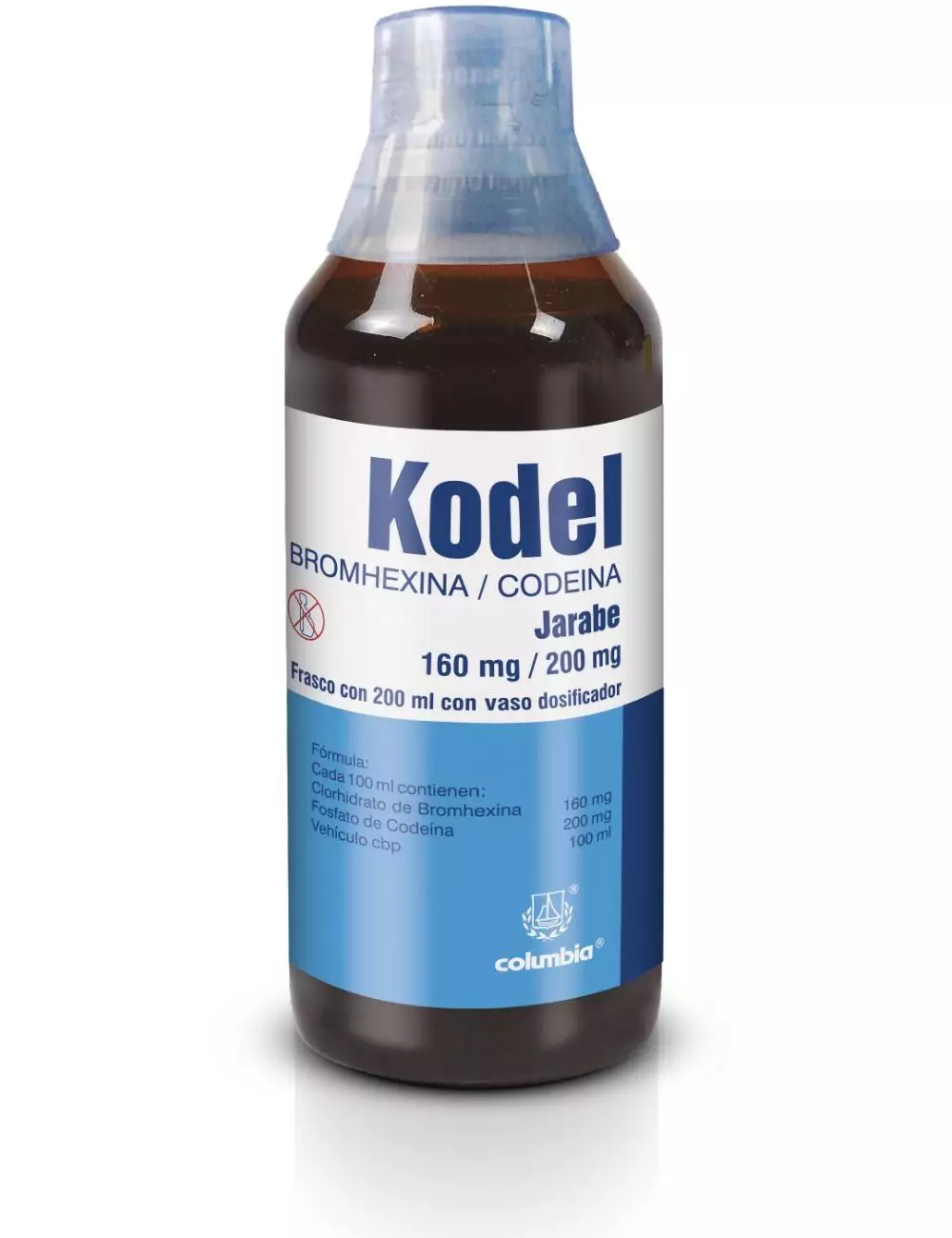 Kodel Jarabe 160/200 mg Con 1 Frasco de 200 mL - RX1